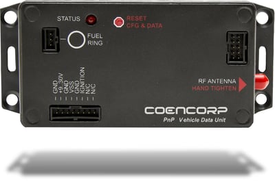 Coencorp's vehicle data unit available to monitor fleet maintenance.