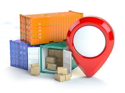 AdobeStock_337728198-cargo containers with GPS pin-SM2 fleet management system