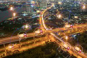 GPS highway overview at night-AdobeStock_178511699